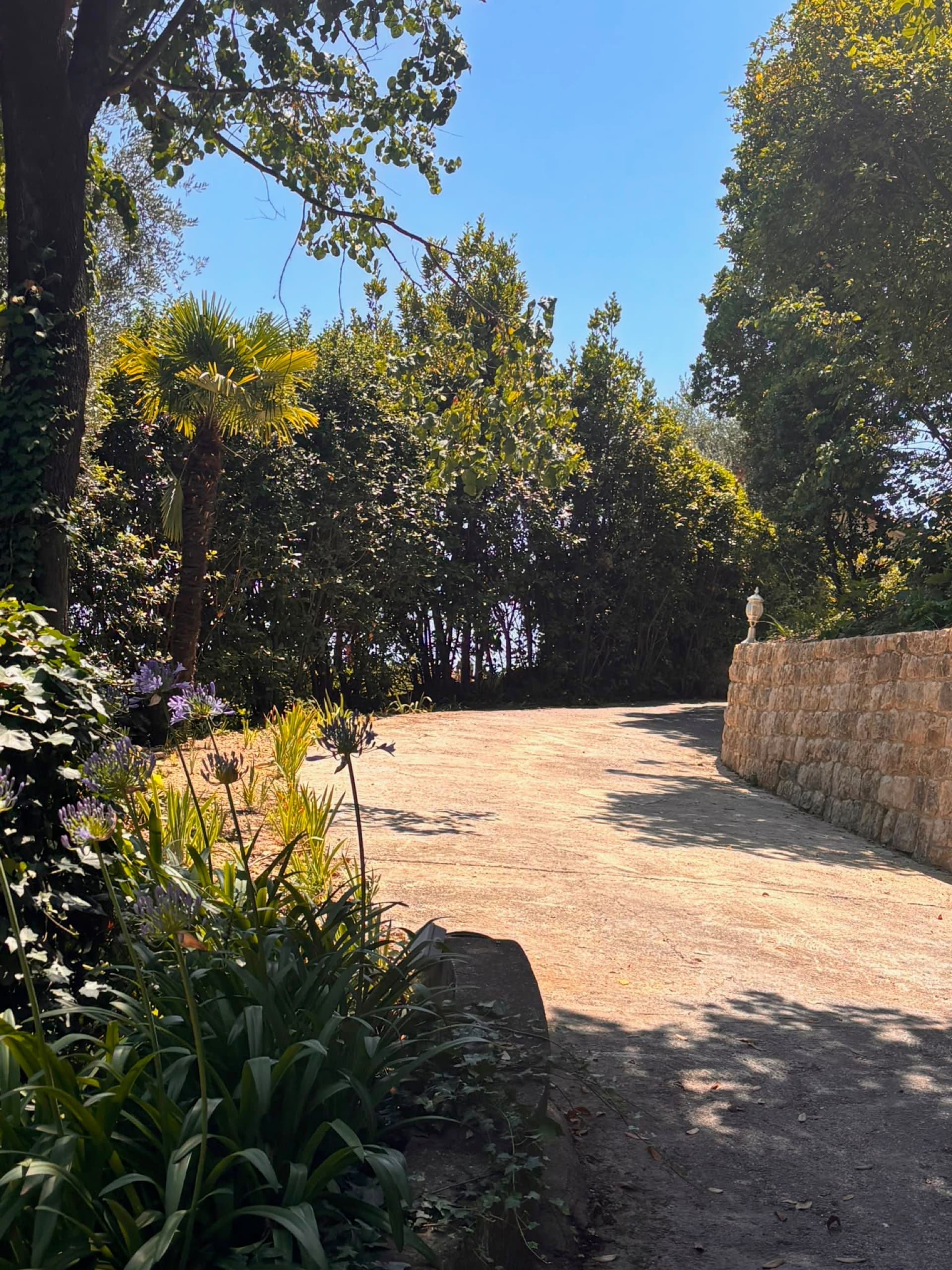 Esplanade extérieure et abords de la villa