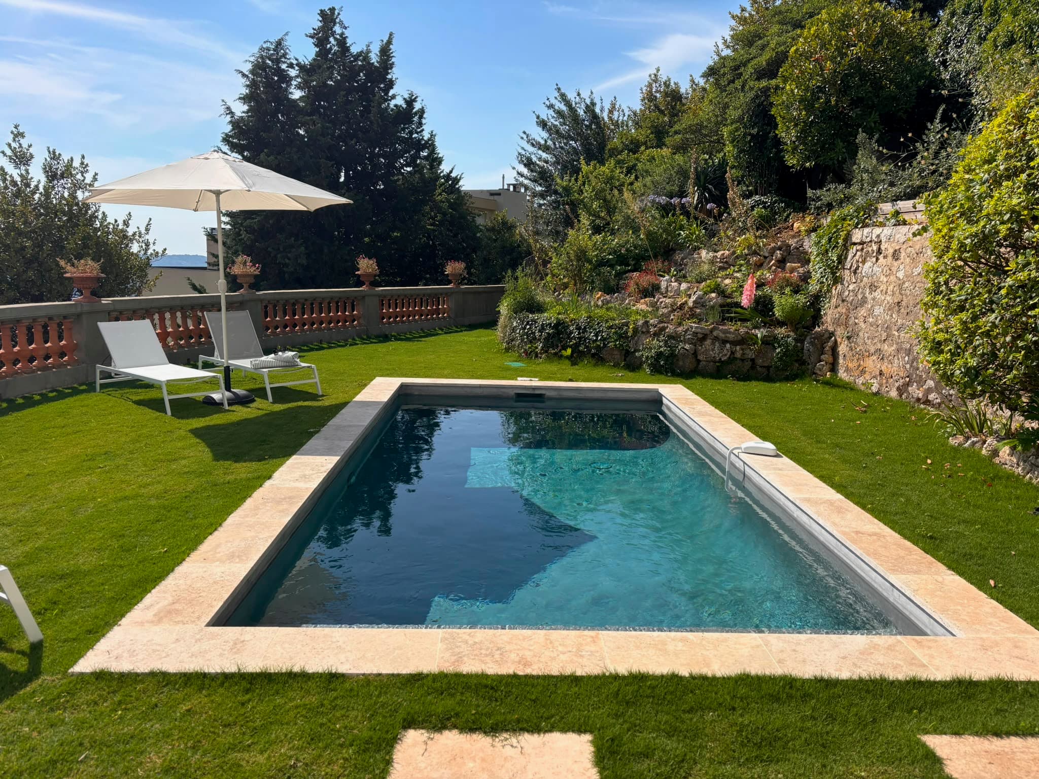 La piscine chauffée